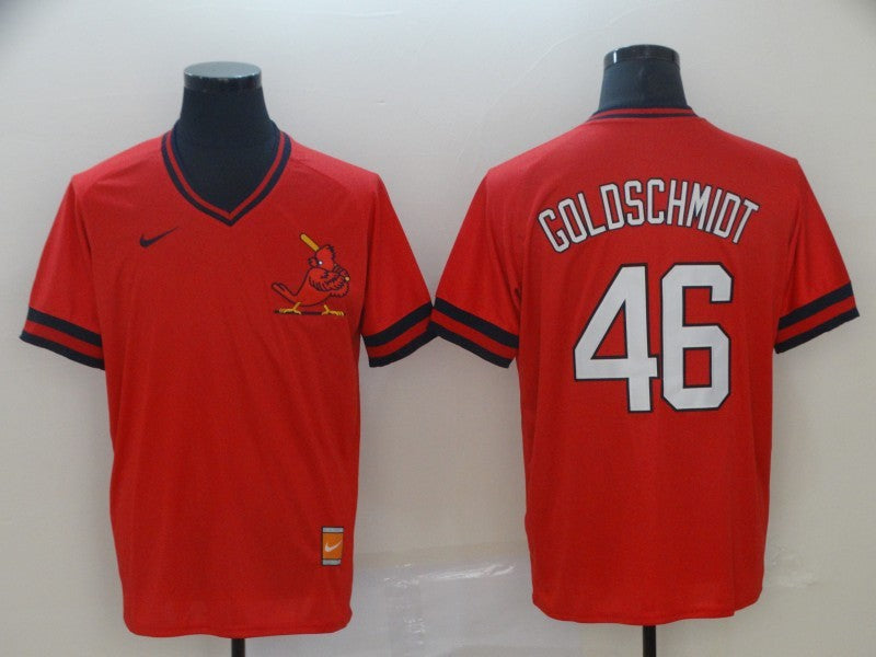 Men's St. Louis Cardinals Paul Goldschmidt #46 Red Replica Player Jersey baseball jersey product view 1