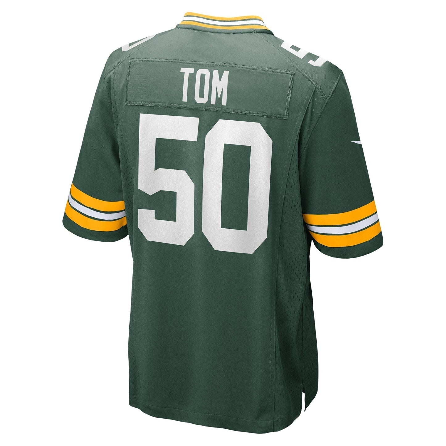 Zach Tom Green Bay Packers Nike Game Jersey - Green football jersey product view 3