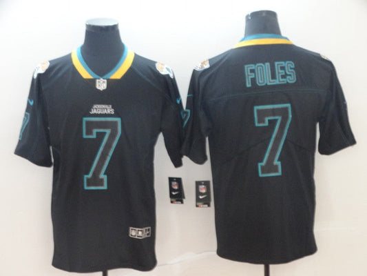 Men's Jacksonville Jaguars #7 Nick Foles Black Player Game Jersey1 football jersey product view 1
