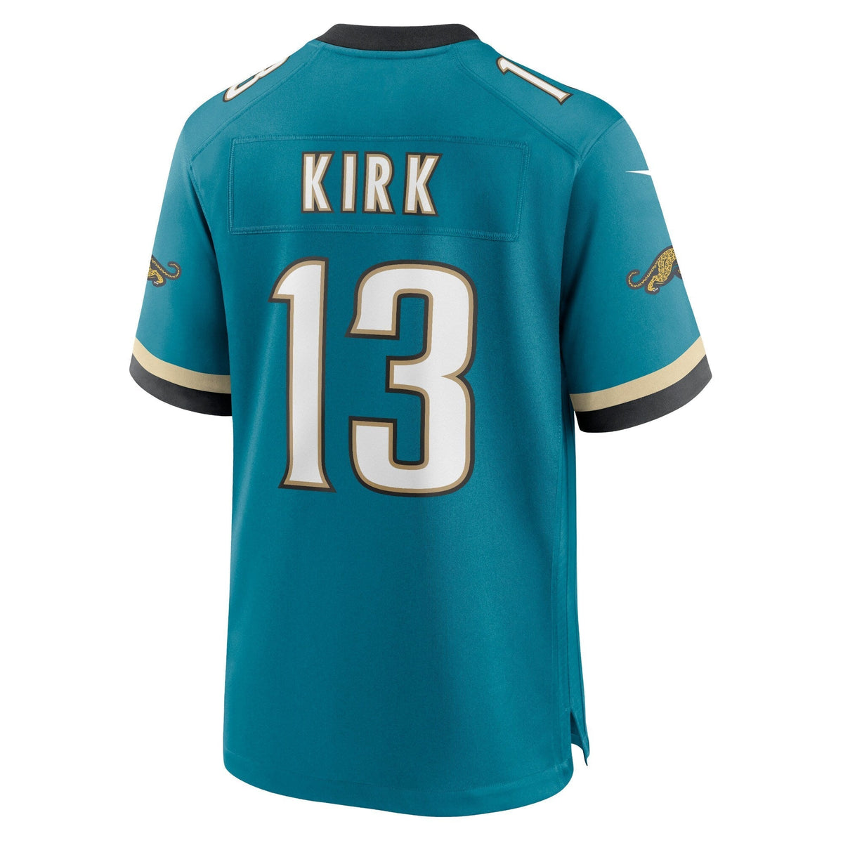 Christian Kirk Jacksonville Jaguars Nike Prowler Throwback Game Jersey - Teal football jersey product view 3