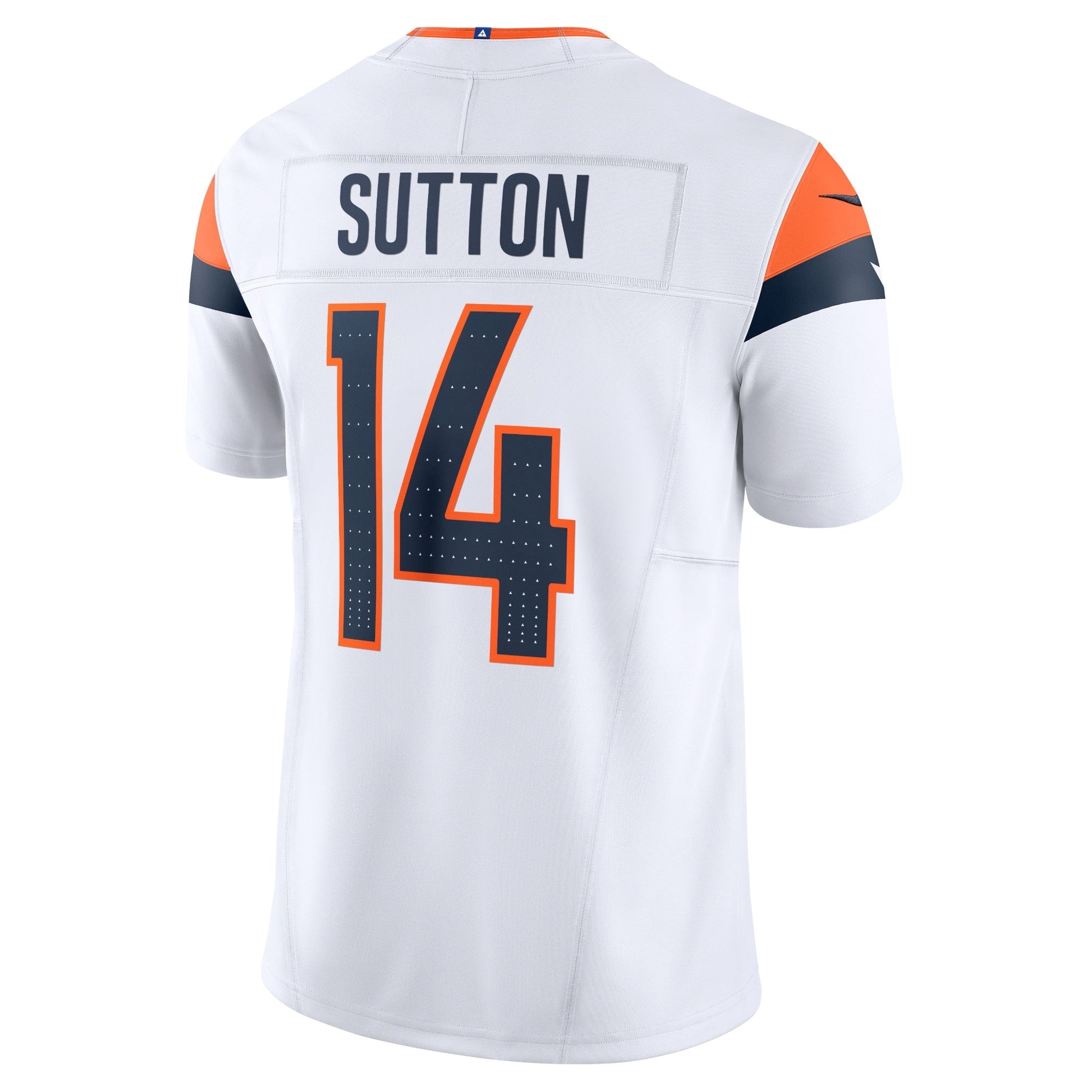 Courtland Sutton Denver Broncos Nike Mile High Collection Vapor F.U.S.E. Limited Jersey - White football jersey product view 3