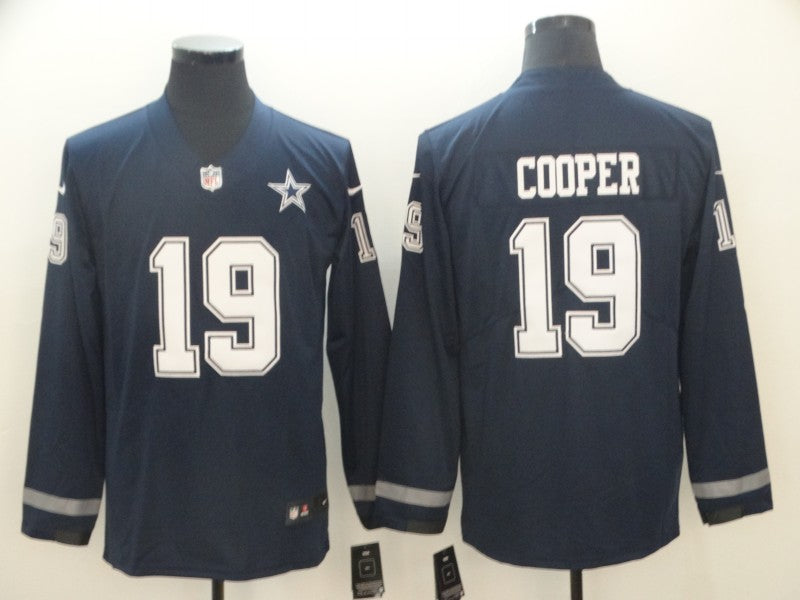 Men's Dallas Cowboys Amari Cooper #19 Navy Player Game Jersey1 football jersey product view 1