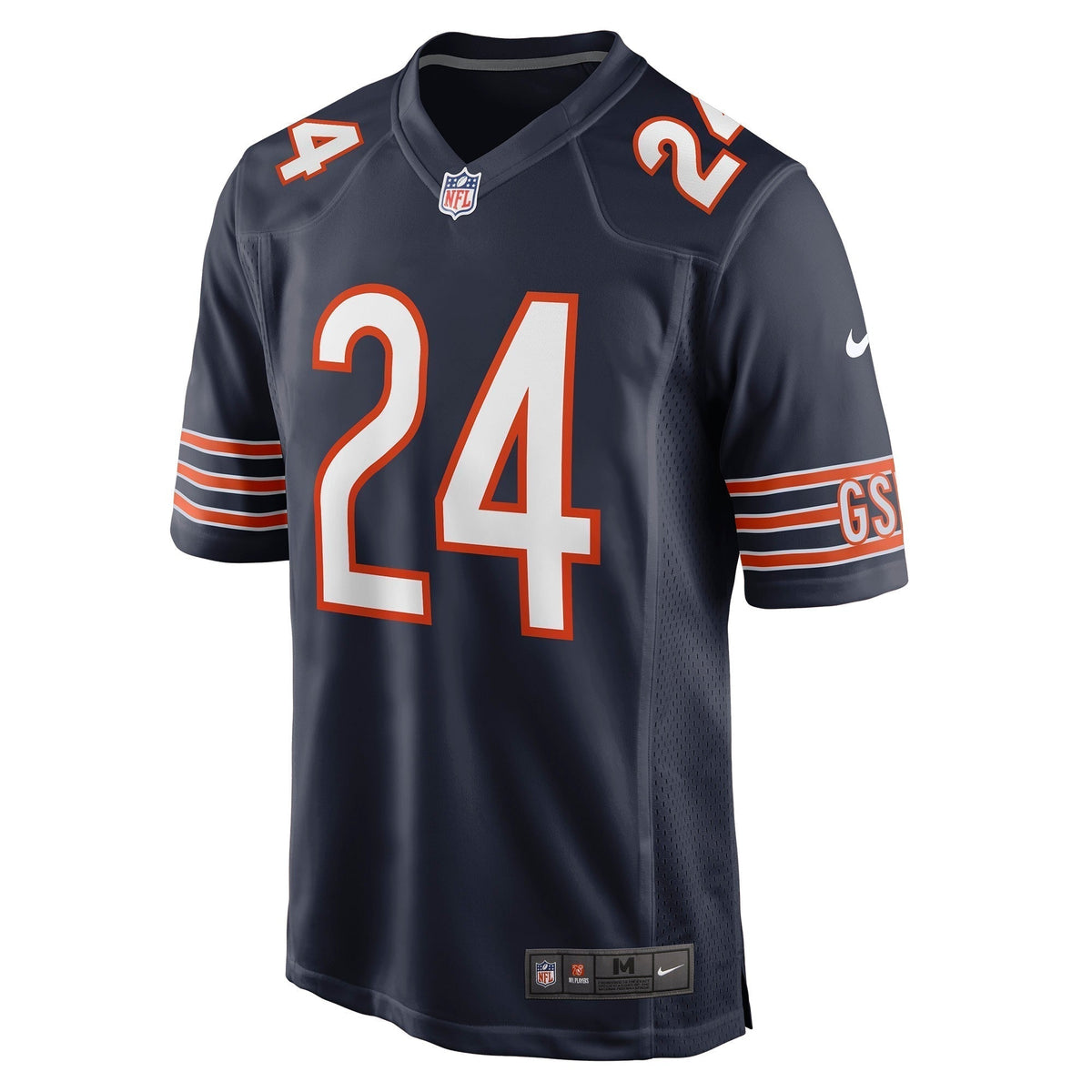 Khalil Herbert Chicago Bears Nike Game Jersey - Navy football jersey product view 2