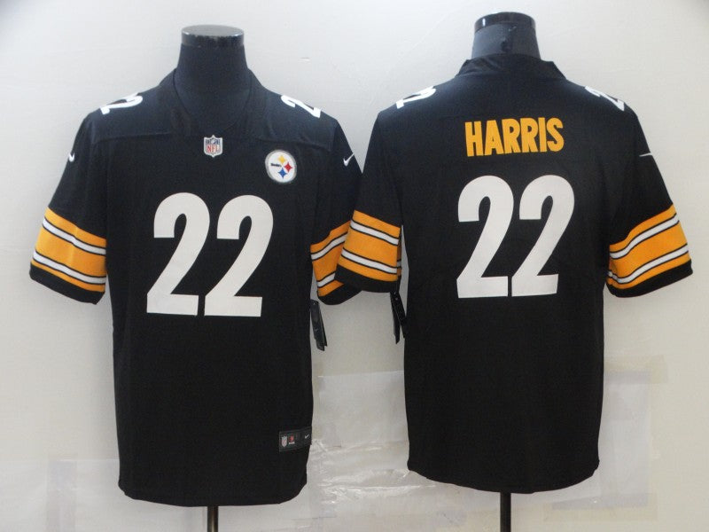 Men's Pittsburgh Steelers Najee Harris #22 Black Game Jersey1 football jersey product view 1