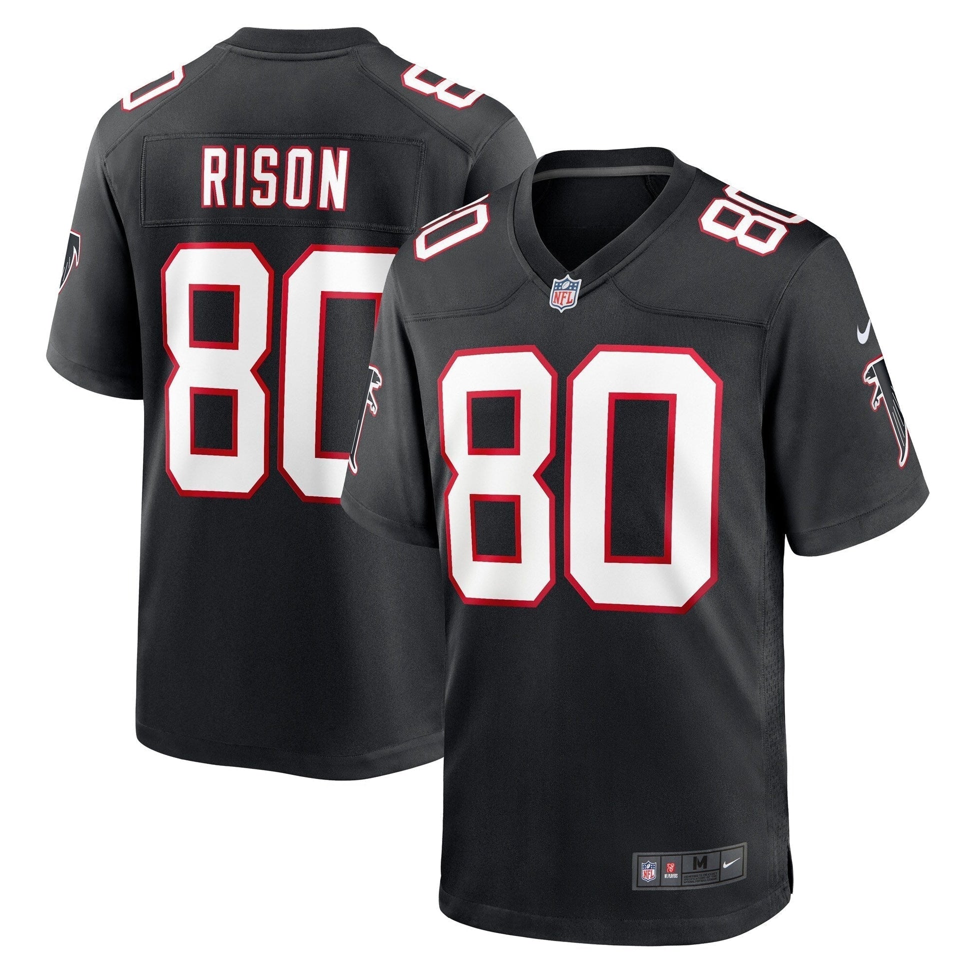 Andre Rison Atlanta Falcons Nike Retired Jersey - Black football jersey product view 1