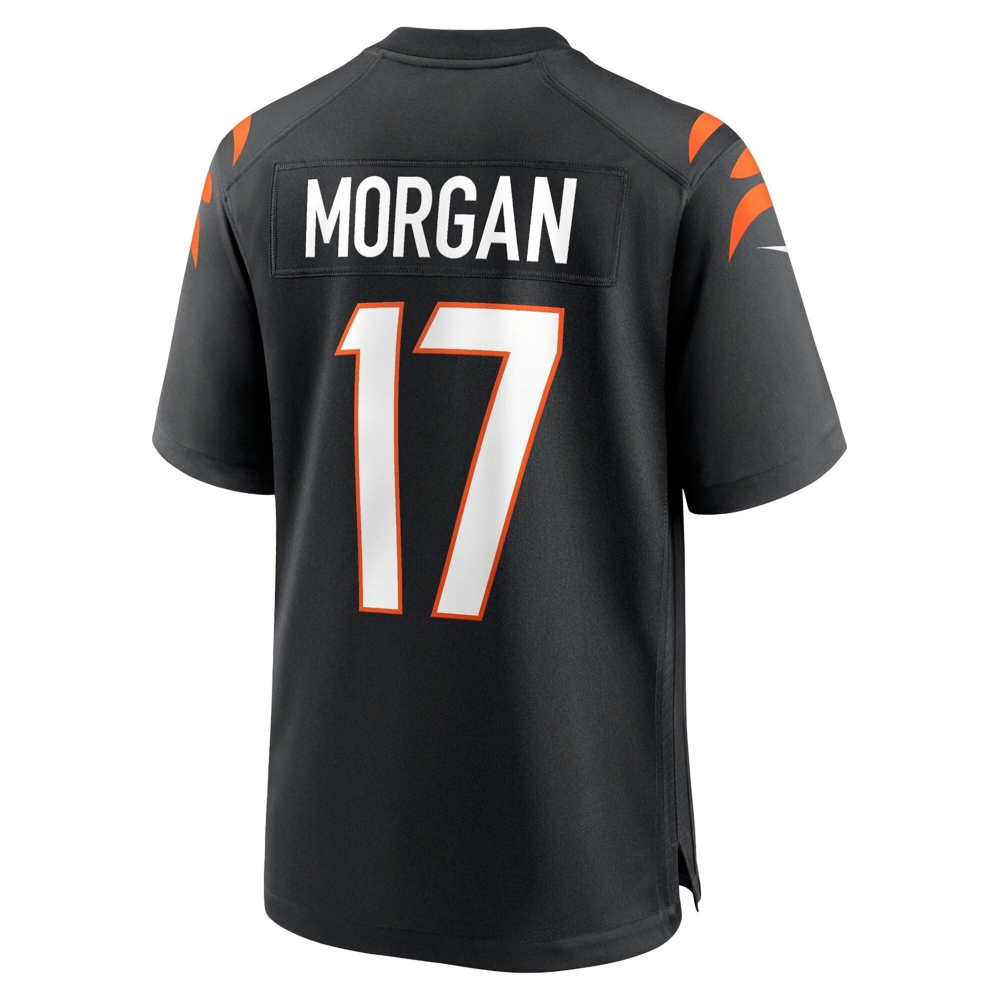 Stanley Morgan Cincinnati Bengals Nike Game Jersey - Black football jersey product view 3