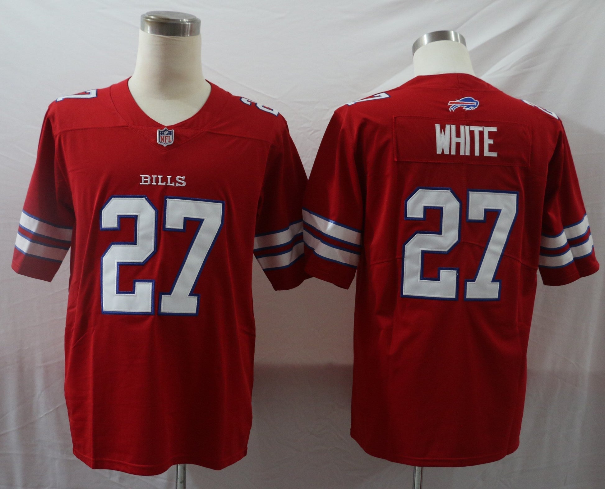 Men's Buffalo Bills Tre'Davious White #27 Red Game Jersey1 football jersey product view 1