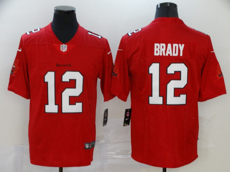Men's Tampa Bay Buccaneers Tom Brady #12 Red Game Player Jersey1 football jersey product view 1