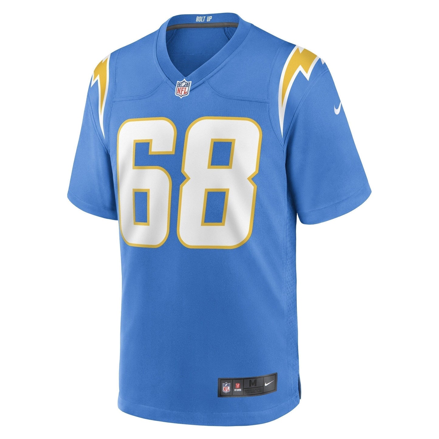 Jamaree Salyer Los Angeles Chargers Nike Game Jersey - Powder Blue football jersey product view 2