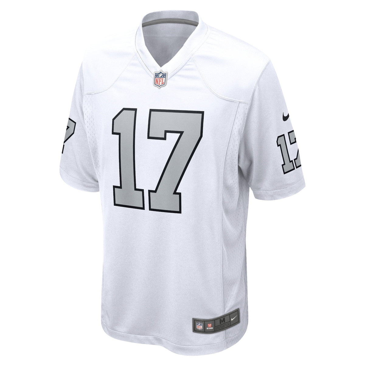 Davante Adams Las Vegas Raiders Nike Alternate Game Jersey - White football jersey product view 2