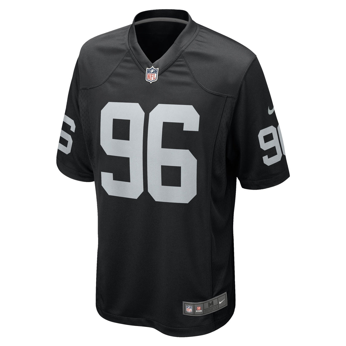 Isaac Rochell Las Vegas Raiders Nike Team Game Jersey - Black football jersey product view 2