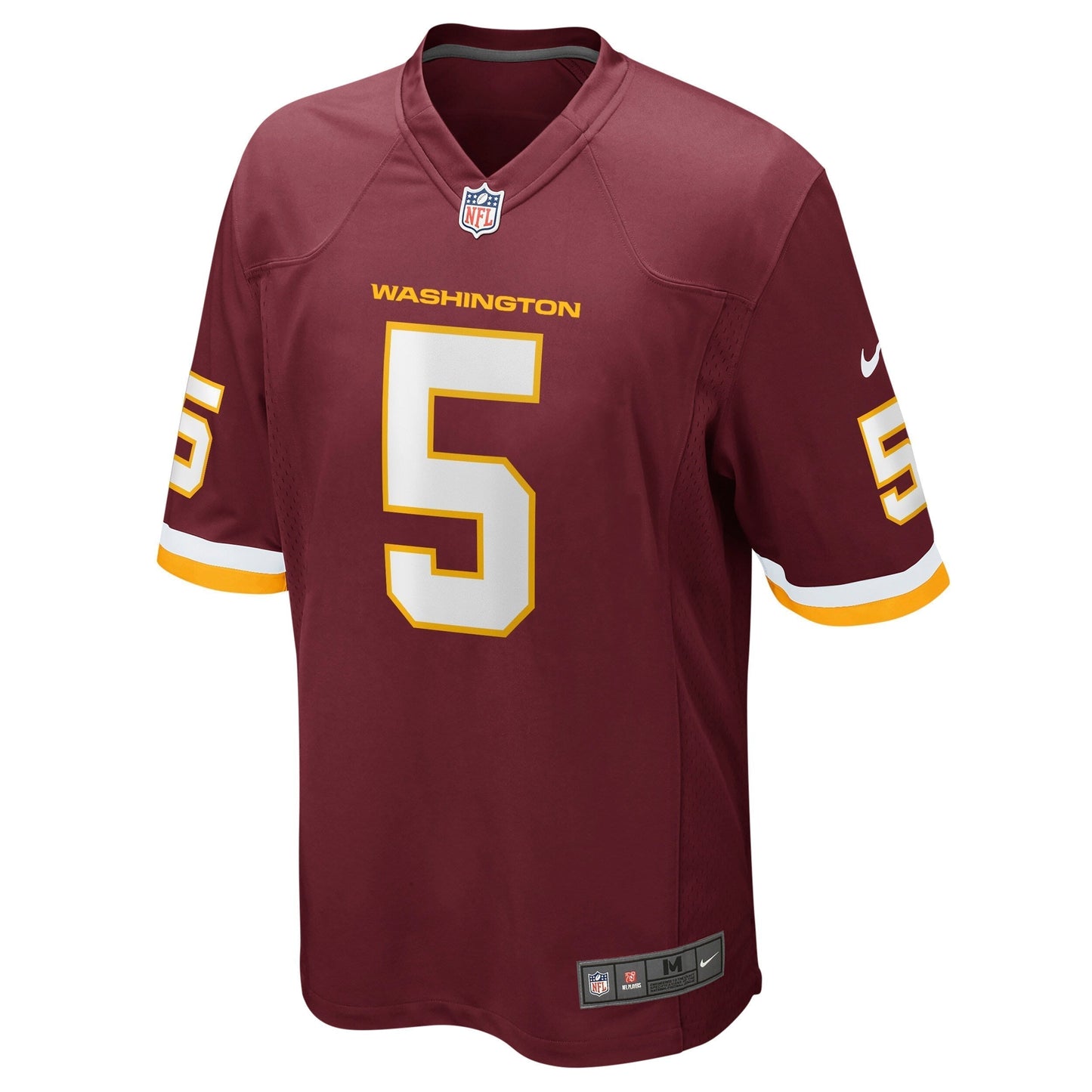 Tress Way Washington Football Team Nike Game Jersey - Burgundy football jersey product view 2