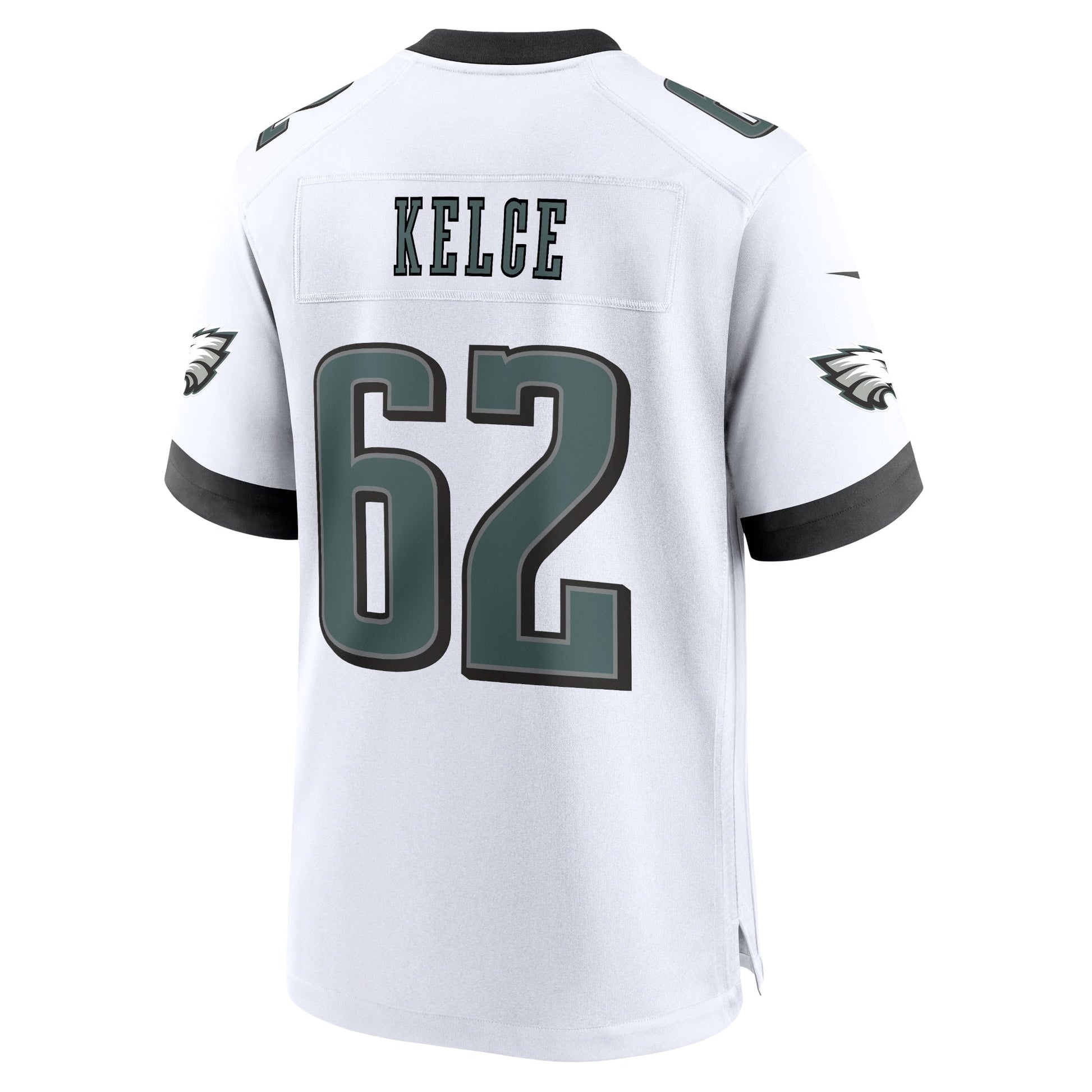 Jason Kelce Philadelphia Eagles Nike White Game Jersey - White football jersey product view 3
