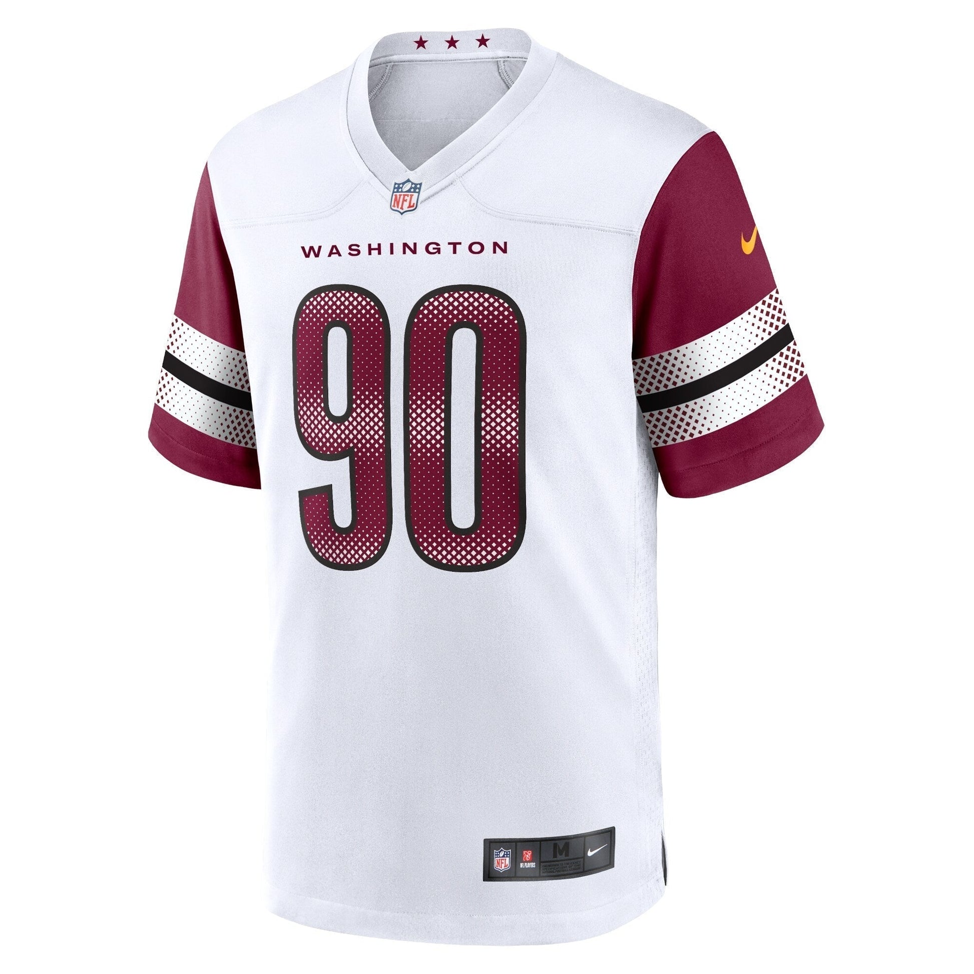 Montez Sweat Washington Commanders Nike Game Jersey - White football jersey product view 2