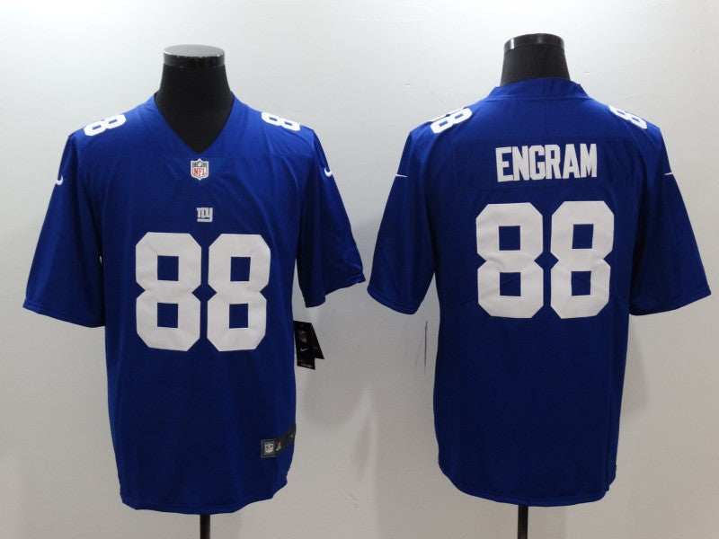 Men's New York Giants Evan Engram #88 Blue Game Jersey1 football jersey product view 1