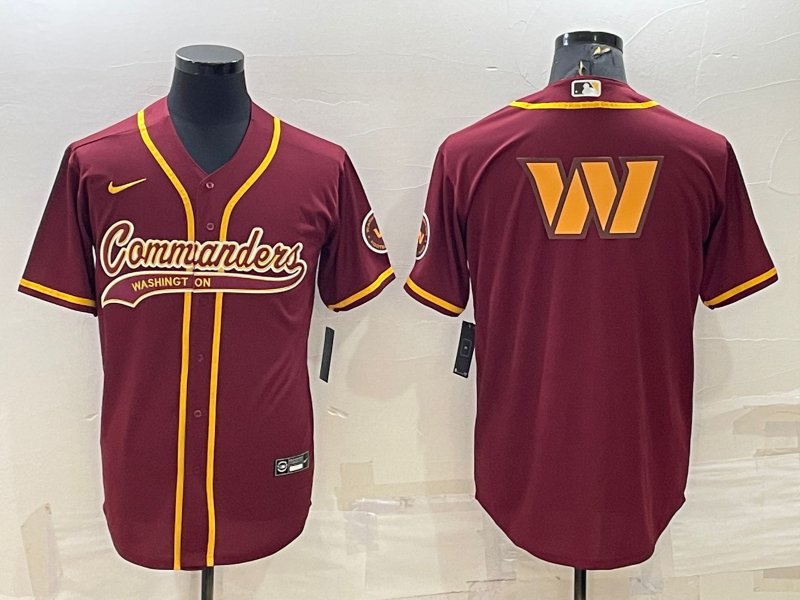 Men's Washington Commanders Red Game Jersey1 football jersey product view 1