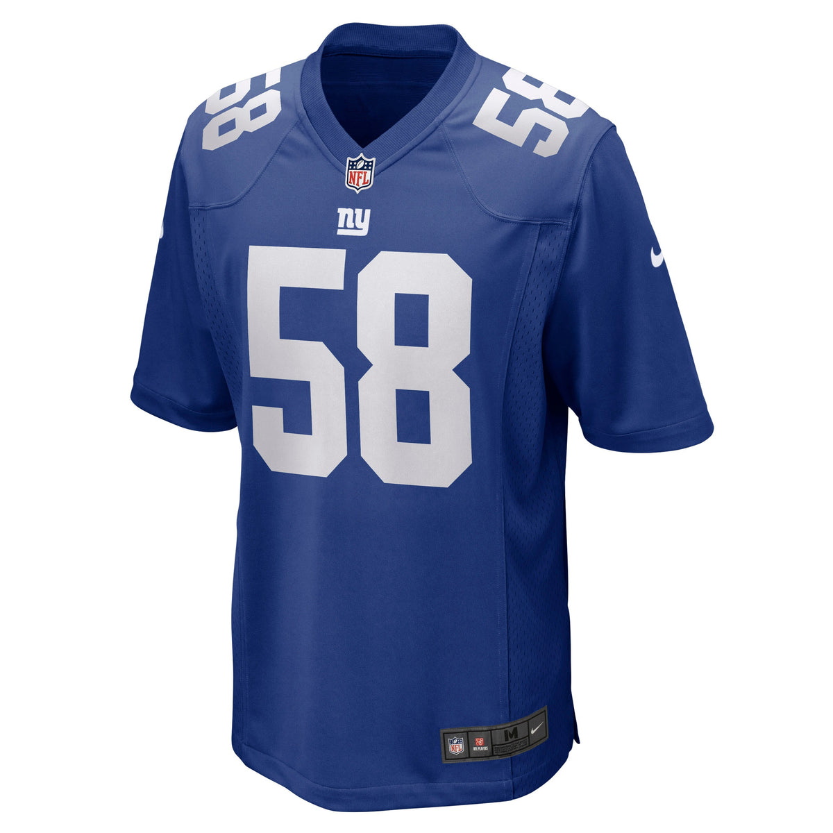 Casey Kreiter New York Giants Nike Game Jersey - Royal football jersey product view 2
