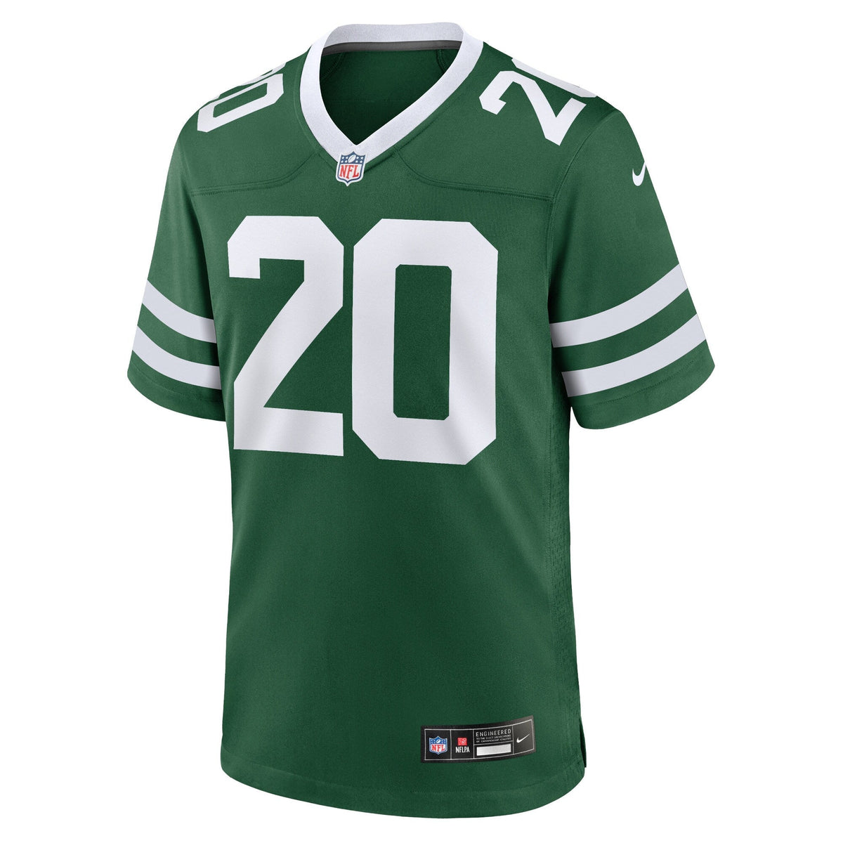 Breece Hall New York Jets Nike Game Jersey - Legacy Green football jersey product view 2