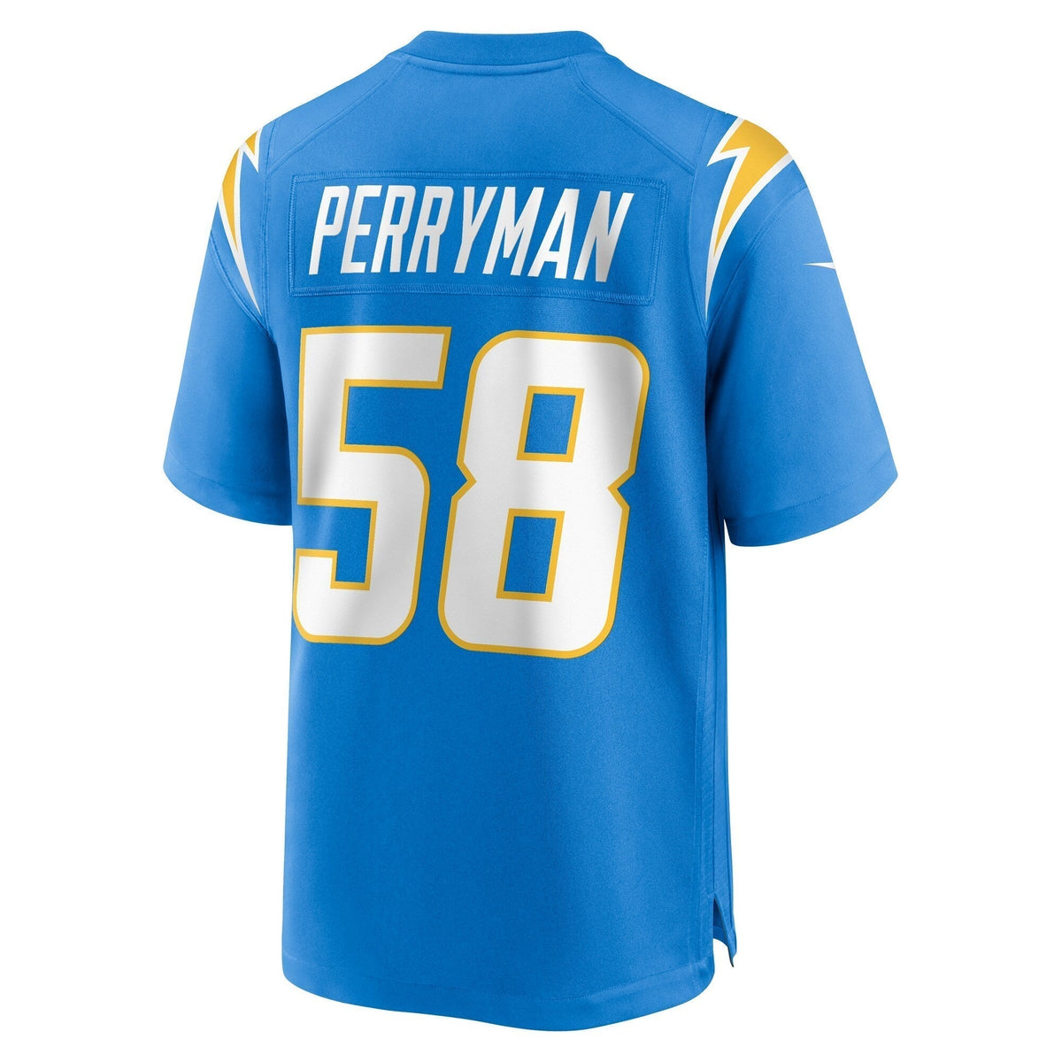 Denzel Perryman Los Angeles Chargers Nike Game Jersey - Powder Blue football jersey product view 3
