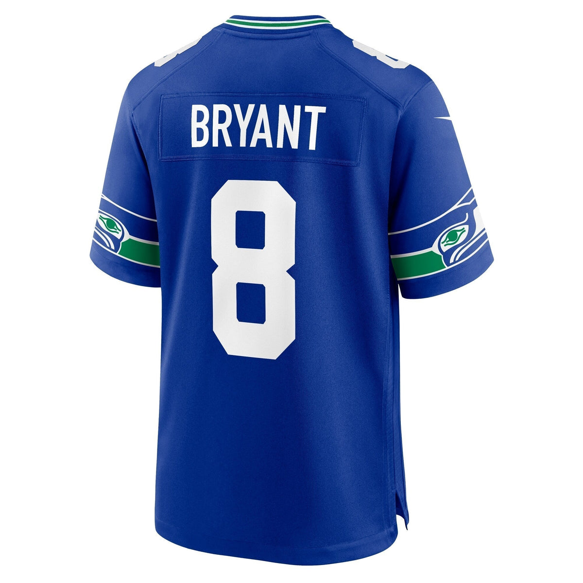 Coby Bryant Seattle Seahawks Nike Throwback Game Jersey - Royal football jersey product view 3