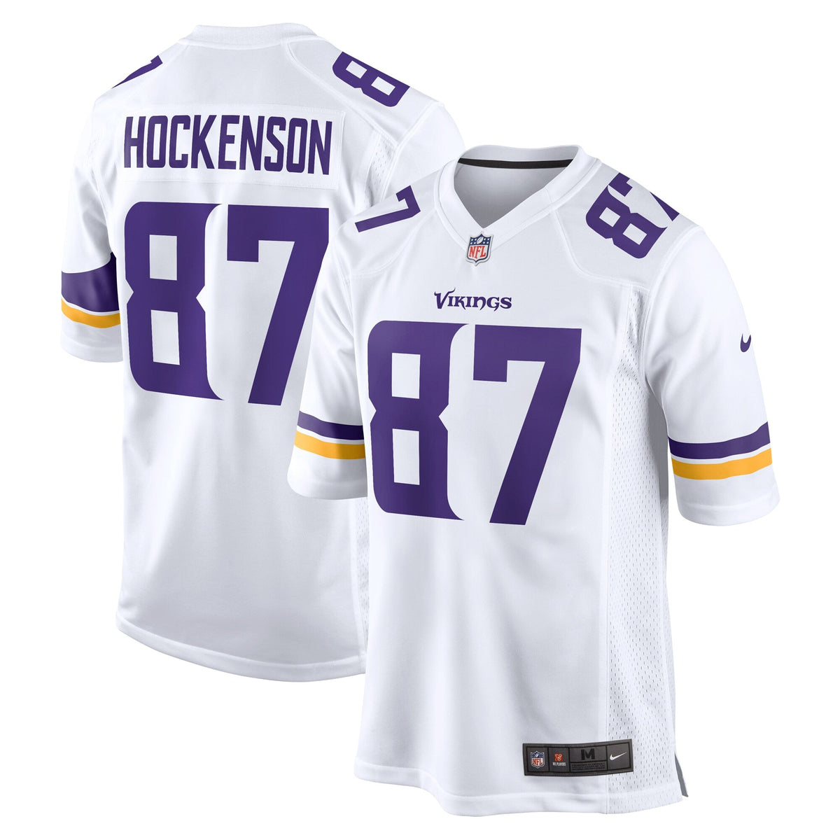 T.J. Hockenson Minnesota Vikings Nike Game Jersey - White football jersey product view 1