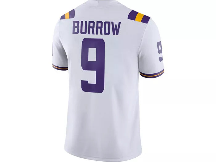 Joe Burrow LSU Tigers Men's Player Game Jersey football jersey product view 2