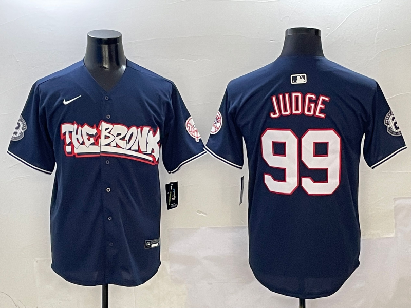 Men's New York Yankees Aaron Judge Navy Limited Player Jersey1 baseball jersey product view 1