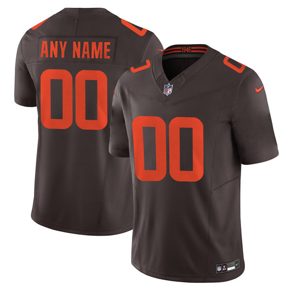 Custom Cleveland Browns Alternate Jersey - Brown football jersey product view 1