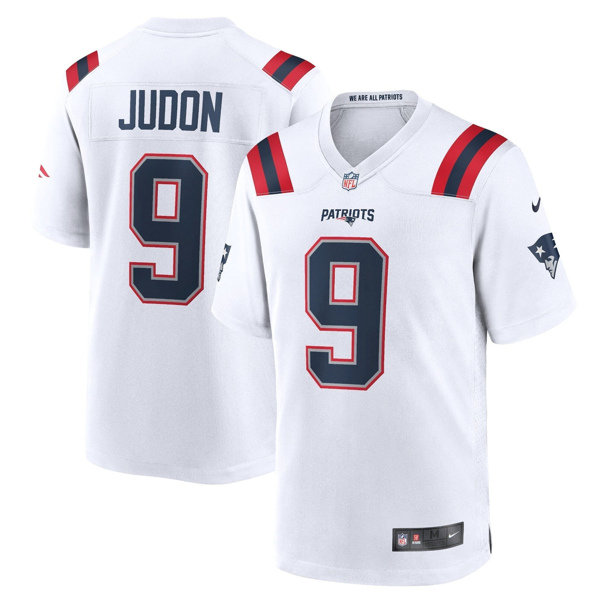 Matthew Judon New England Patriots Nike Game Jersey - White football jersey product view 1