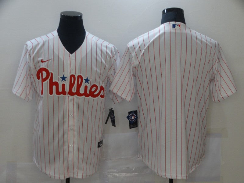 Men's Philadelphia Phillies White Home Replica Blank Jersey1 baseball jersey product view 1