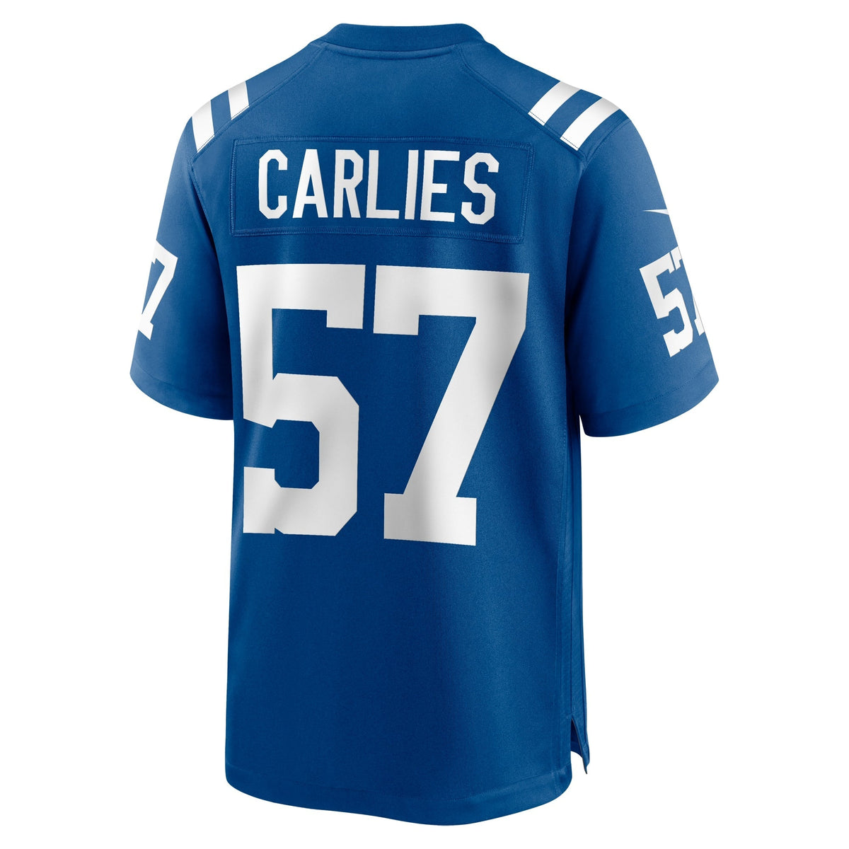 Jaylon Carlies Indianapolis Colts Nike Game Jersey - Royal football jersey product view 3