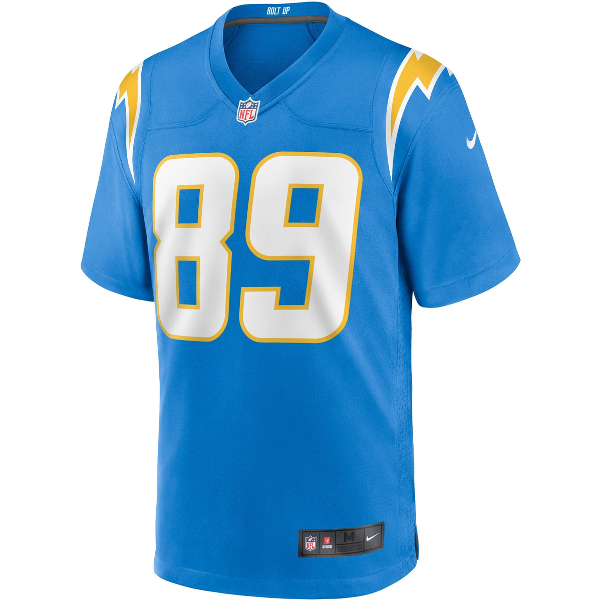 Donald Parham Jr. Los Angeles Chargers Nike Game Jersey - Powder Blue football jersey product view 2