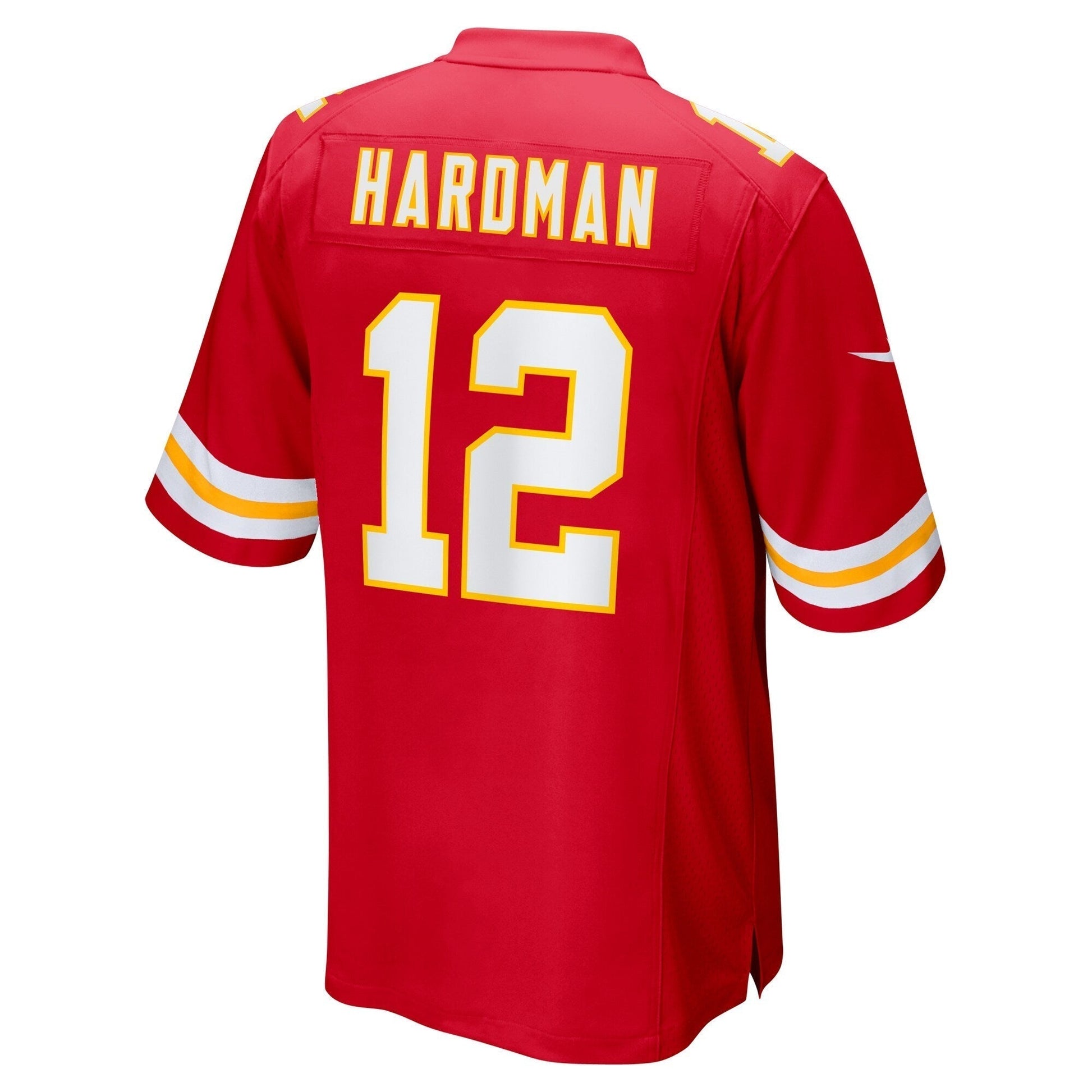Mecole Hardman Kansas City Chiefs Nike Game Jersey - Red football jersey product view 3