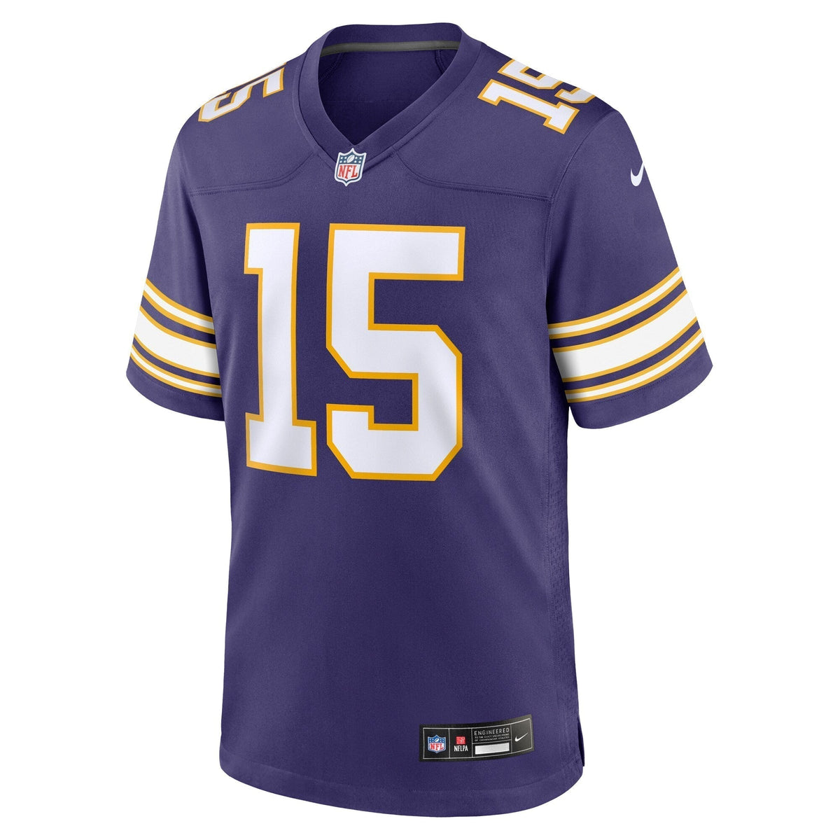 Joshua Dobbs Minnesota Vikings Nike Alternate Game Jersey - Purple football jersey product view 2