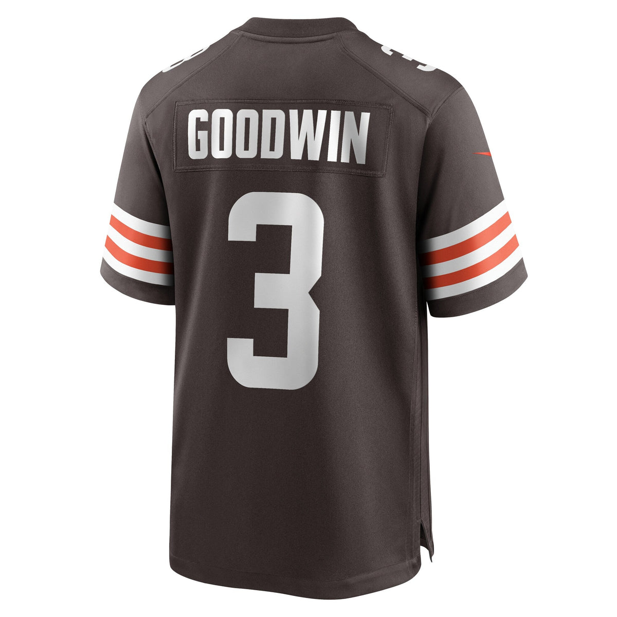 Marquise Goodwin Cleveland Browns Nike Team Game Jersey - Brown football jersey product view 3