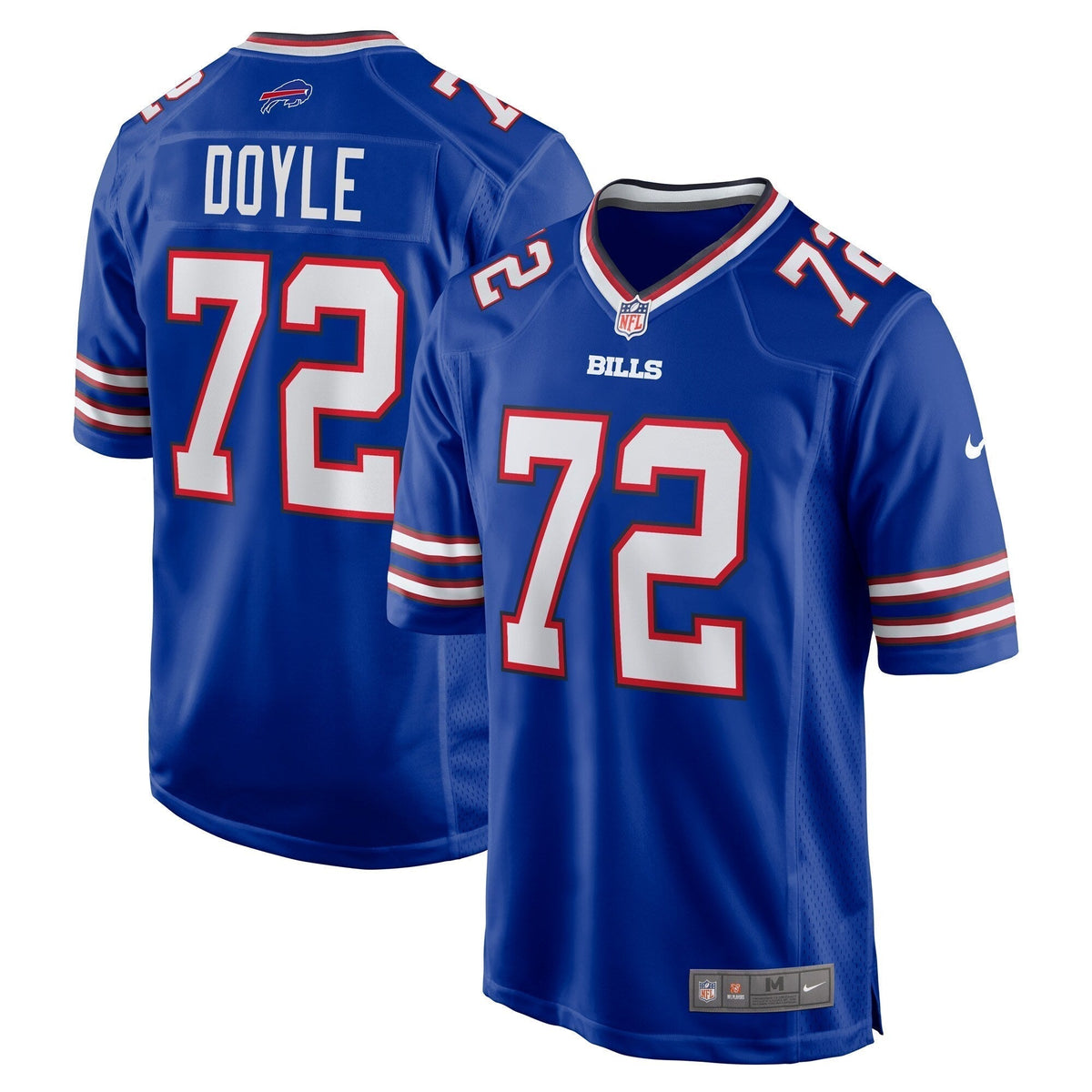 Tommy Doyle Buffalo Bills Nike Game Jersey - Royal football jersey product view 1