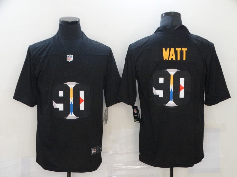 Men's Pittsburgh Steelers T.J. Watt Black Retired Player Jersey1 football jersey product view 1