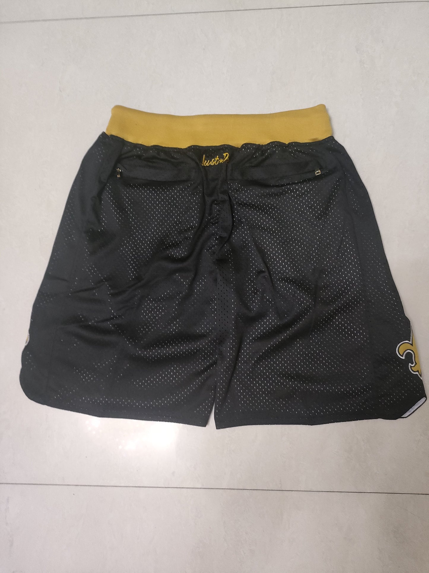 JUST DON New Orleans Saints Pocket Shorts football jersey product view 2