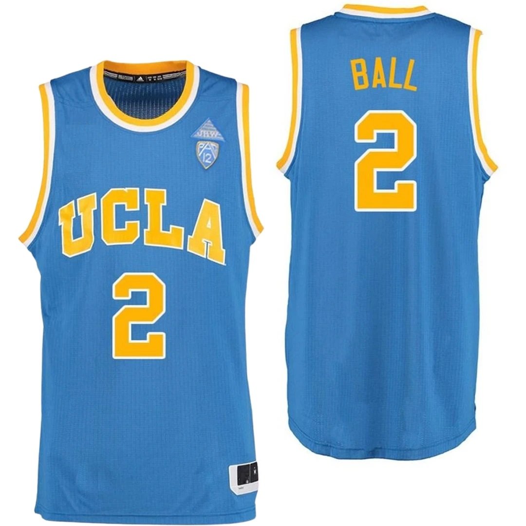 Lonzo Ball Blue UCLA Jersey sports jersey product view 1