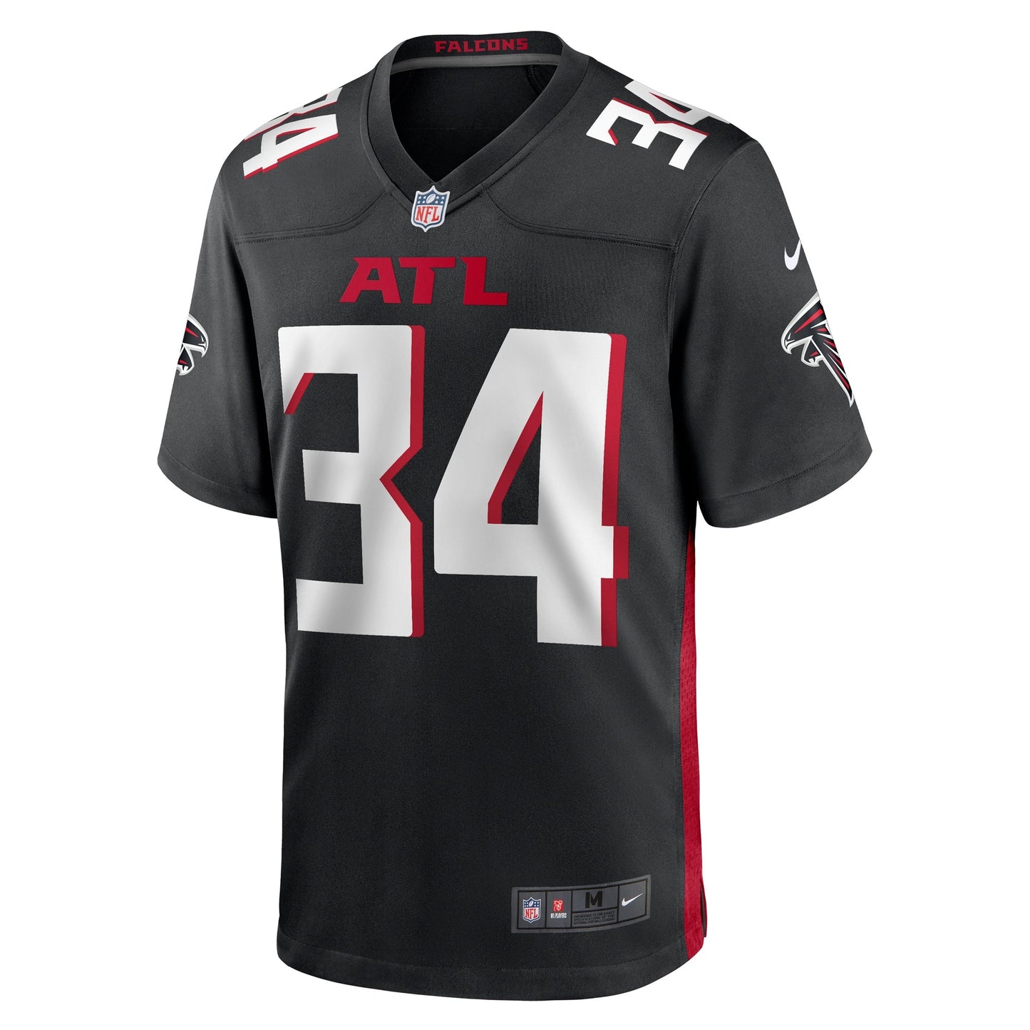 Clark Phillips III Atlanta Falcons Nike Team Game Jersey - Black football jersey product view 2