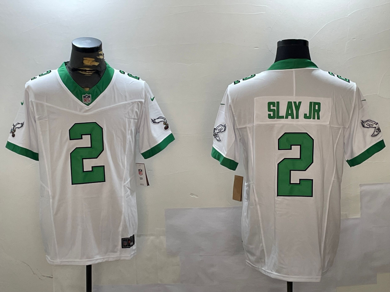 Men's Philadelphia Eagles Darius Slay Jr. #2 White Alternate Game Jersey1 football jersey product view 1