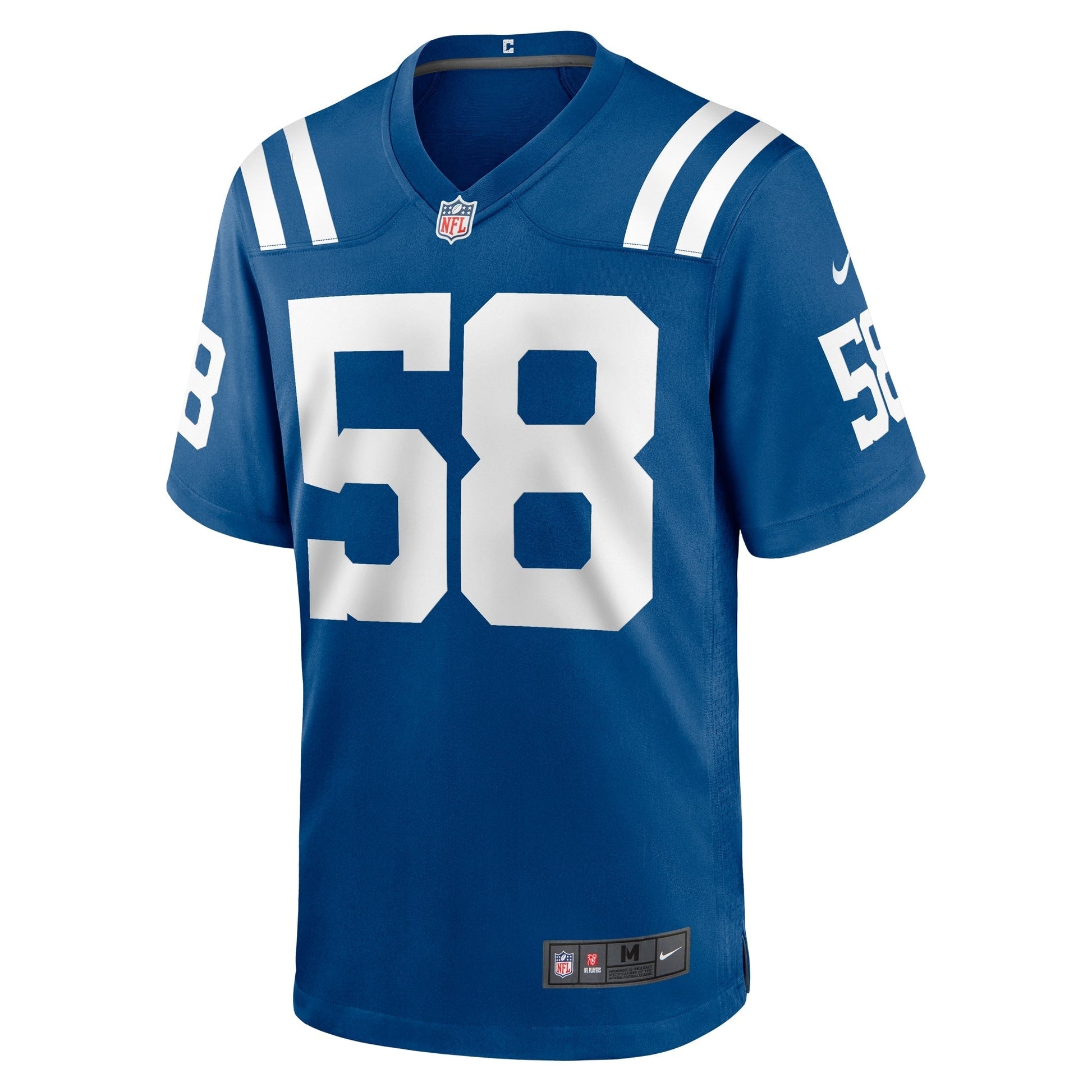 Austin Ajiake Indianapolis Colts Nike Game Jersey - Royal football jersey product view 2