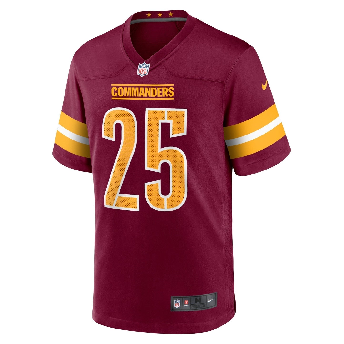 Benjamin St-Juste Washington Commanders Nike Game Jersey - Burgundy football jersey product view 2