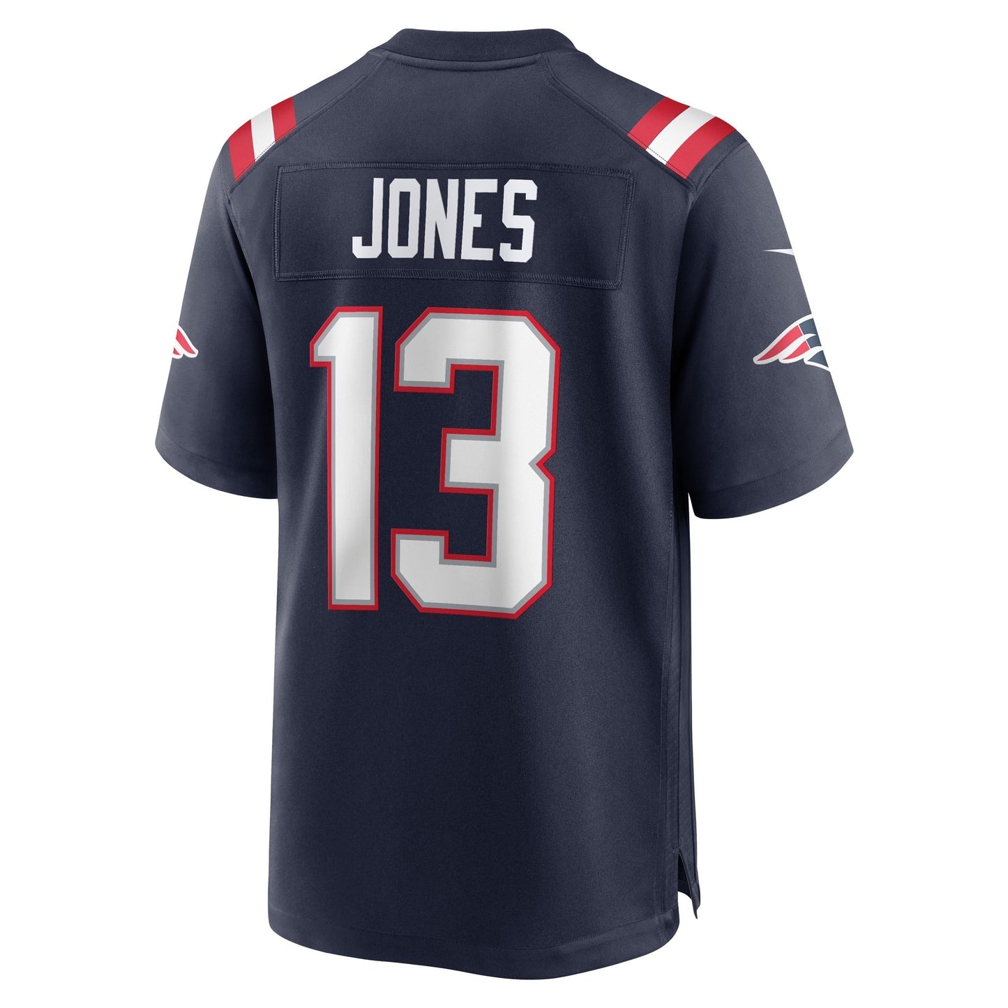Jack Jones New England Patriots Nike Game Jersey - Navy football jersey product view 3