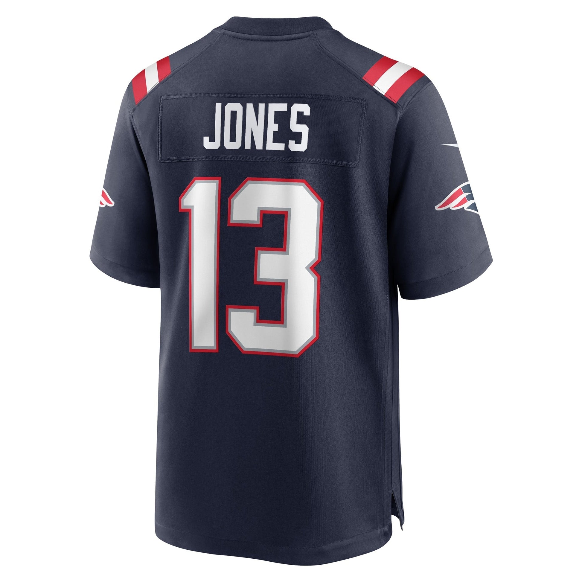 Jack Jones New England Patriots Nike Game Jersey - Navy football jersey product view 3