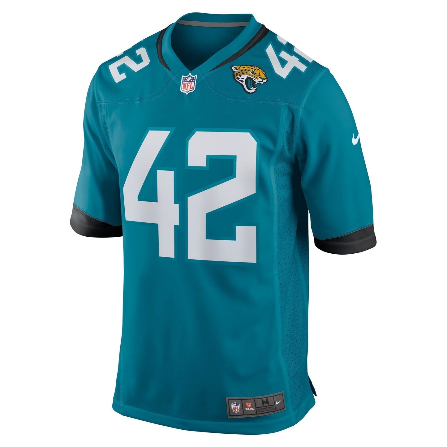 Andrew Wingard Jacksonville Jaguars Nike Game Jersey - Teal football jersey product view 2