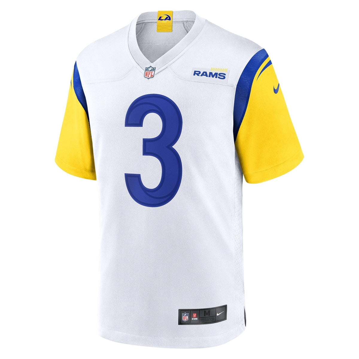 Cam Akers Los Angeles Rams Nike Game Jersey - White football jersey product view 2