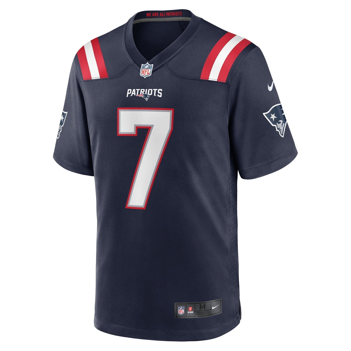 JuJu Smith-Schuster New England Patriots Nike Game Jersey - Navy football jersey product view 2
