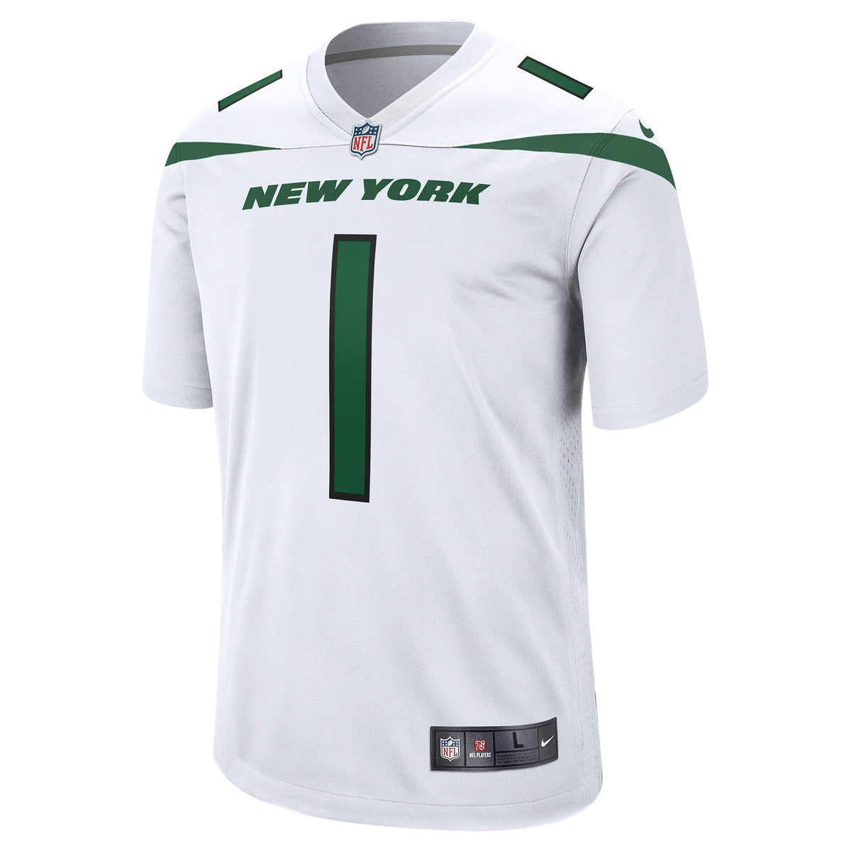 Ahmad Sauce Gardner New York Jets Nike Game Jersey - White football jersey product view 2
