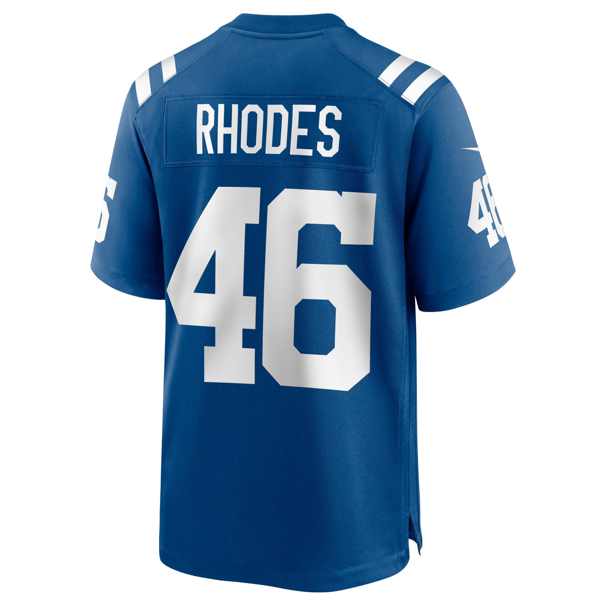 Luke Rhodes Indianapolis Colts Nike Game Jersey - Royal football jersey product view 3